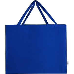 Odessa 220 g/m2 GRS recycled cotton large tote bag, Royal bl (Shopping bags)