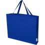 Odessa 220 g/m2 GRS recycled cotton large tote bag, Royal bl