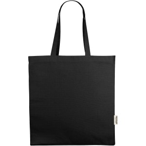 Odessa 220 g/m2 recycled tote bag, Solid black (Shopping bags)