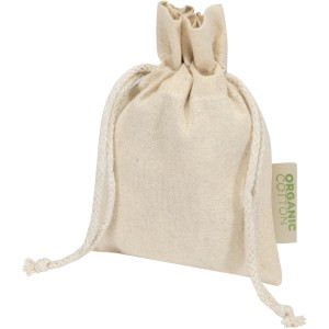 Odisha 140 g/m2 OCS organic gift bag - 15 x 10 cm, Natural <font size=1>[ENG]</font>
