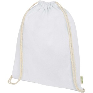Odisha 140 g/m2 OCS organic drawstring bag 5L, White <font size=1>[ENG]</font>
