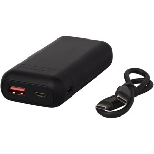 Odyssey 10.000mAh high density powerbank, Solid black (Powerbanks)