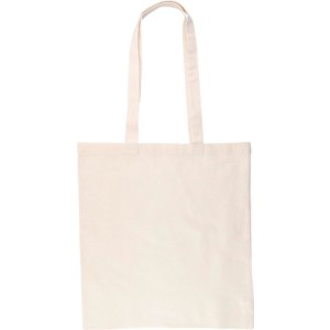 Oeko-Tex cotton (140 gsm) shopping bag Leonard, khaki (Shopping bags)