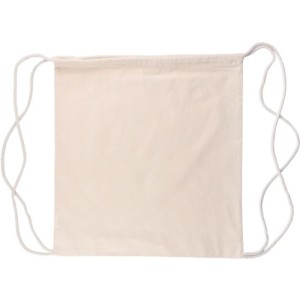 Oeko-Tex cotton (150 gsm) drawstring backpack Georgia, khaki <font size=1>[ENG]</font>
