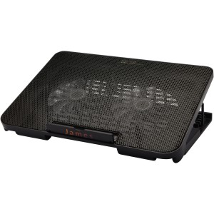 Gleam gaming laptop cooling stand, Solid black (Office desk equipment)