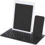 Hybrid multi-device keyboard with stand - Solid black