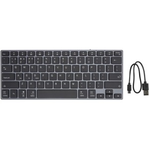 Hybrid performance Bluetooth keyboard - QWERTY, Solid black (Office desk equipment)