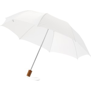 Oho 20" Kompaktregenschirm, weiss