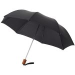 Oho 20" foldable umbrella, solid black (19547886)