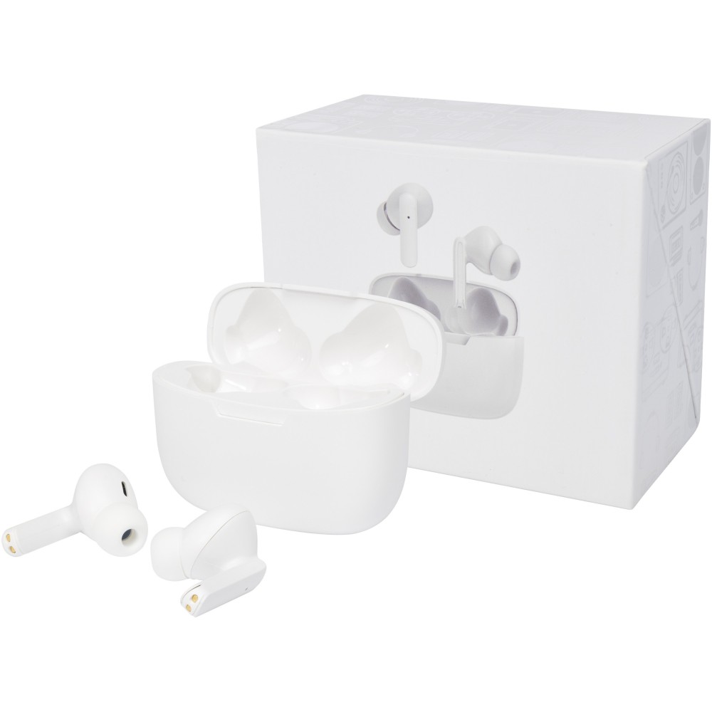Essos 2.0 True Wireless Auto-Pair-Ohrhörer mit Etui, weiss (Ohrhörer, Kopfhörer)