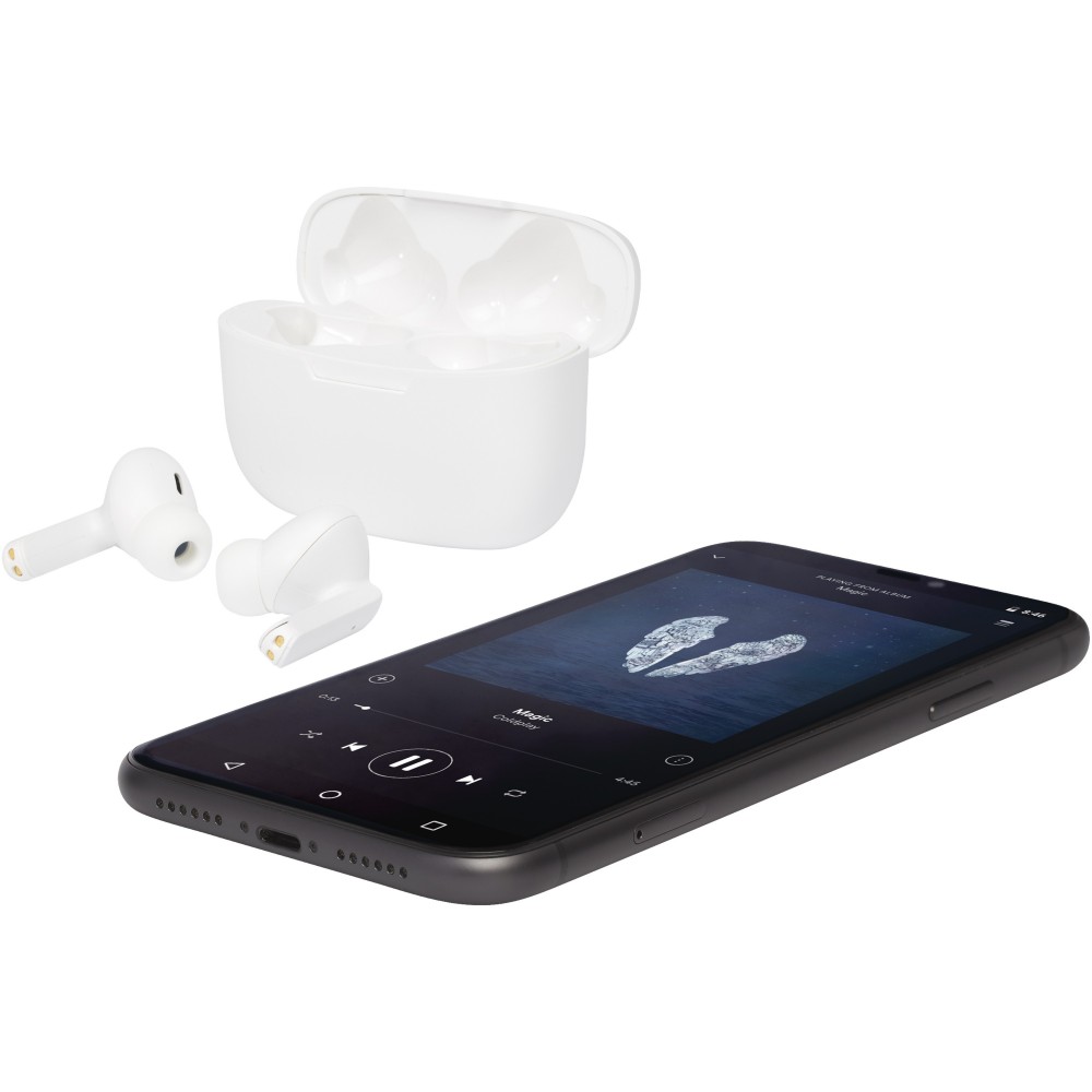 Essos 2.0 True Wireless Auto-Pair-Ohrhörer mit Etui, weiss (Ohrhörer, Kopfhörer)