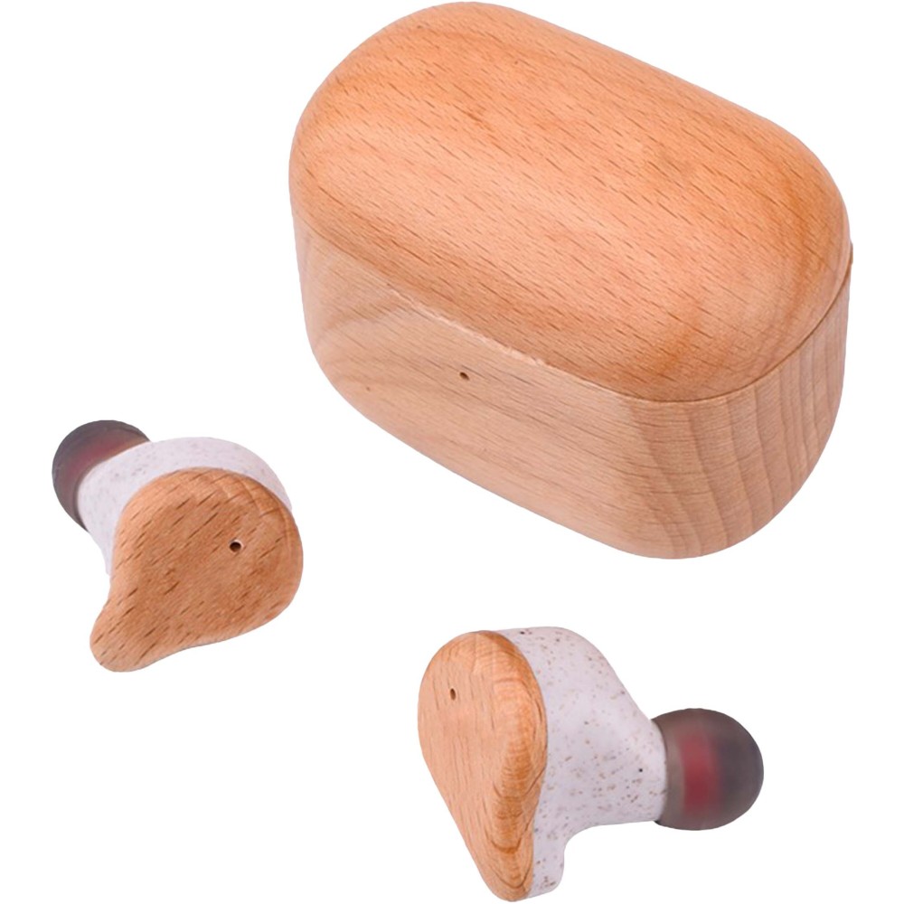 Prixton TWS163 earbuds, Wood (Ohrhörer, Kopfhörer)