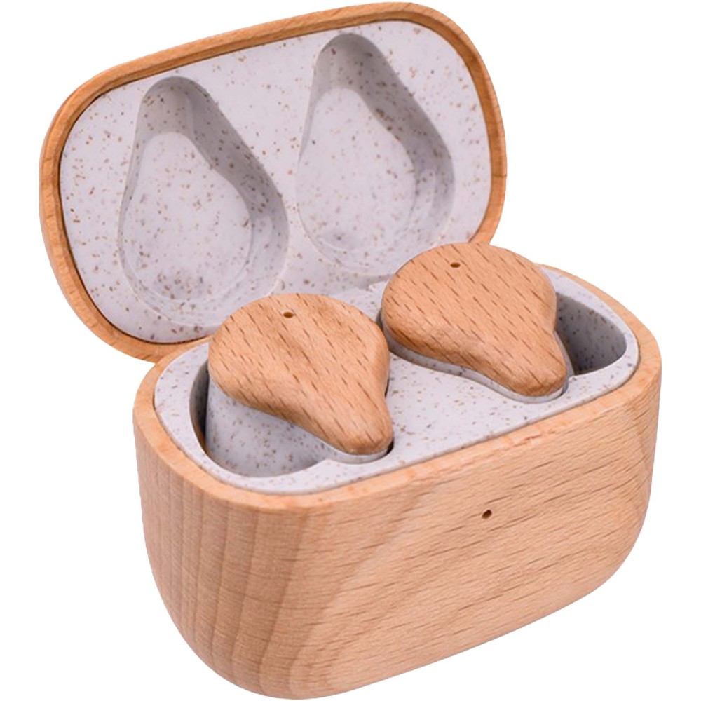 Prixton TWS163 earbuds, Wood (Ohrhörer, Kopfhörer)