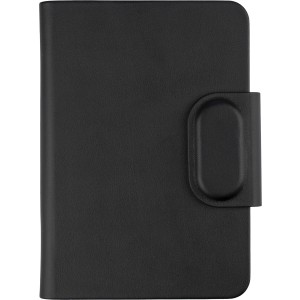 Recycled PU passport holder Mavi, black <font size=1>[ENG]</font>