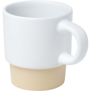 Olympia 130 ml stapelbarer Expresso Becher mit Tonboden, wei