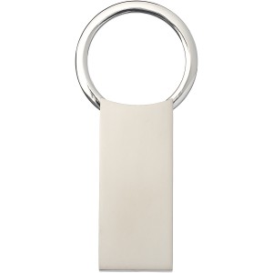 Omar rectangular keychain, Silver (Keychains)