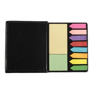Haftnotizenin PU Etui Pierce, Schwarz