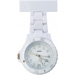 Krankenschwester-Uhr aus Kunststoff Simone, Wei