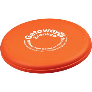 Orbit recycled plastic frisbee, Orange (Sports equipment)