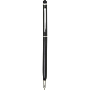 Ore aluminium ballpoint pen with stylus (blue ink), Solid bl (Metallic pen)