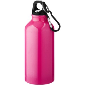 Oregon 400 ml sport bottle with carabiner, neon pink (Sport bottles)