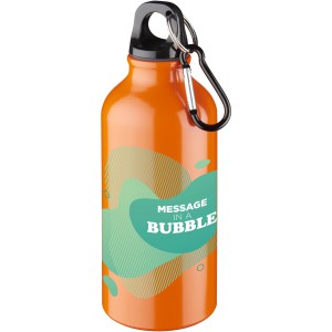 Oregon 400 ml sport bottle with carabiner, Orange (Sport bottles)