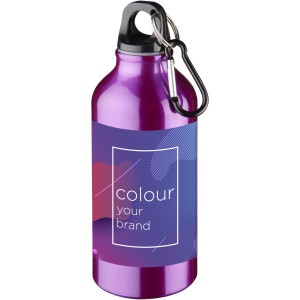 Oregon 400 ml sport bottle with carabiner, Purple (Sport bottles)