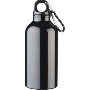 Oregon 400 ml sport bottle with carabiner, solid black (Sport bottles)