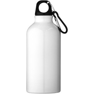 Oregon 400 ml sport bottle with carabiner, White (Sport bottles)