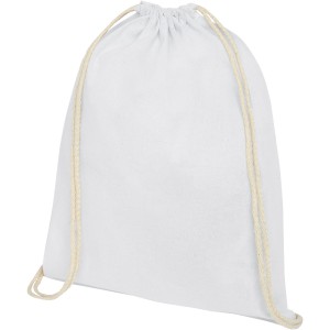 Oregon 140 g/m2 Turnbeutel aus Baumwolle 5L, weiss