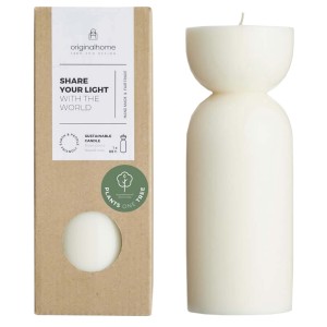 Originalhome organic candle - medium, Off white <font size=1>[ENG]</font>