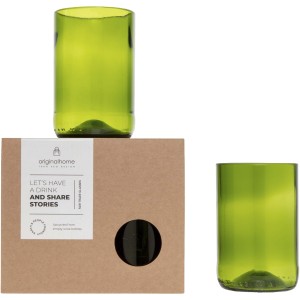 Originalhome 280 ml Trinkglas Set, grn