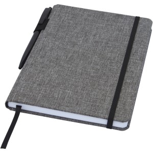 Orin A5 RPET notebook, Heather grey (Notebooks)