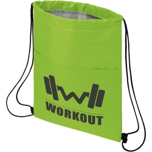 Oriole 12-can drawstring cooler bag 5L, Lime (Cooler bags)