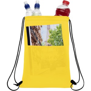 Oriole 12-can drawstring cooler bag 5L, Yellow (Cooler bags)