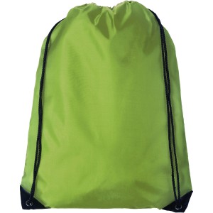 Oriole premium drawstring backpack, Lime (Backpacks)