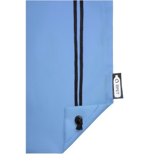 Oriole RPET drawstring backpack 5L, Light blue (Backpacks)