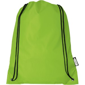 Oriole RPET drawstring backpack 5L, Lime (Backpacks)