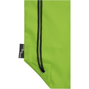 Oriole RPET drawstring backpack 5L, Lime (Backpacks)