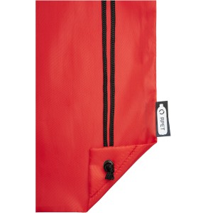 Oriole RPET drawstring backpack, Red (Backpacks)