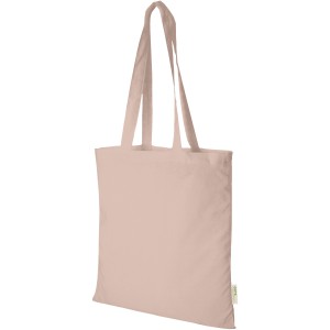 Orissa 100 g/m2 GOTS organic cotton tote bag 7L, Rose gold (cotton bag)