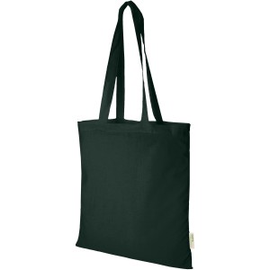 Orissa 140 g/m2 GOTS organic cotton tote bag 7L, Dark green (cotton bag)