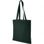 Orissa 140 g/m2 GOTS organic cotton tote bag 7L, Dark green