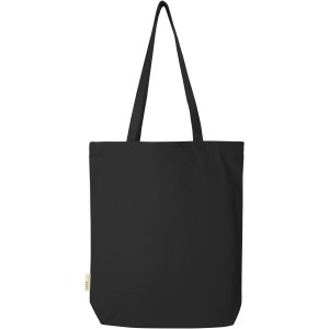 Orissa 270 g/m2 organic tote bag 10L, Solid black (Shopping bags)