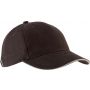 ORLANDO - 6 PANELS CAP, Chocolate/Beige