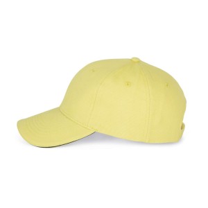 ORLANDO - 6 PANELS CAP, Lemon Yellow/Dark Grey (Hats)