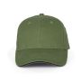 ORLANDO - 6 PANELS CAP, Matcha Green/Black