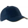 ORLANDO - 6 PANELS CAP, Navy/Yellow