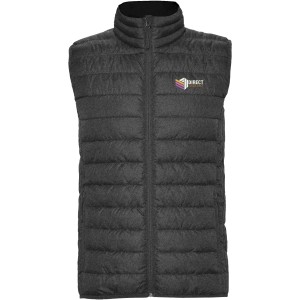 Oslo men's insulated bodywarmer, Heather black (Vests)