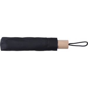 rPET 190T Regenschirm Brooklyn, Schwarz